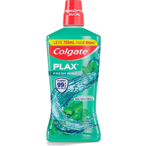 ENXAGUANTE BUCAL COLGATE PLAX LV750ML PG500ML FRESH MINT
